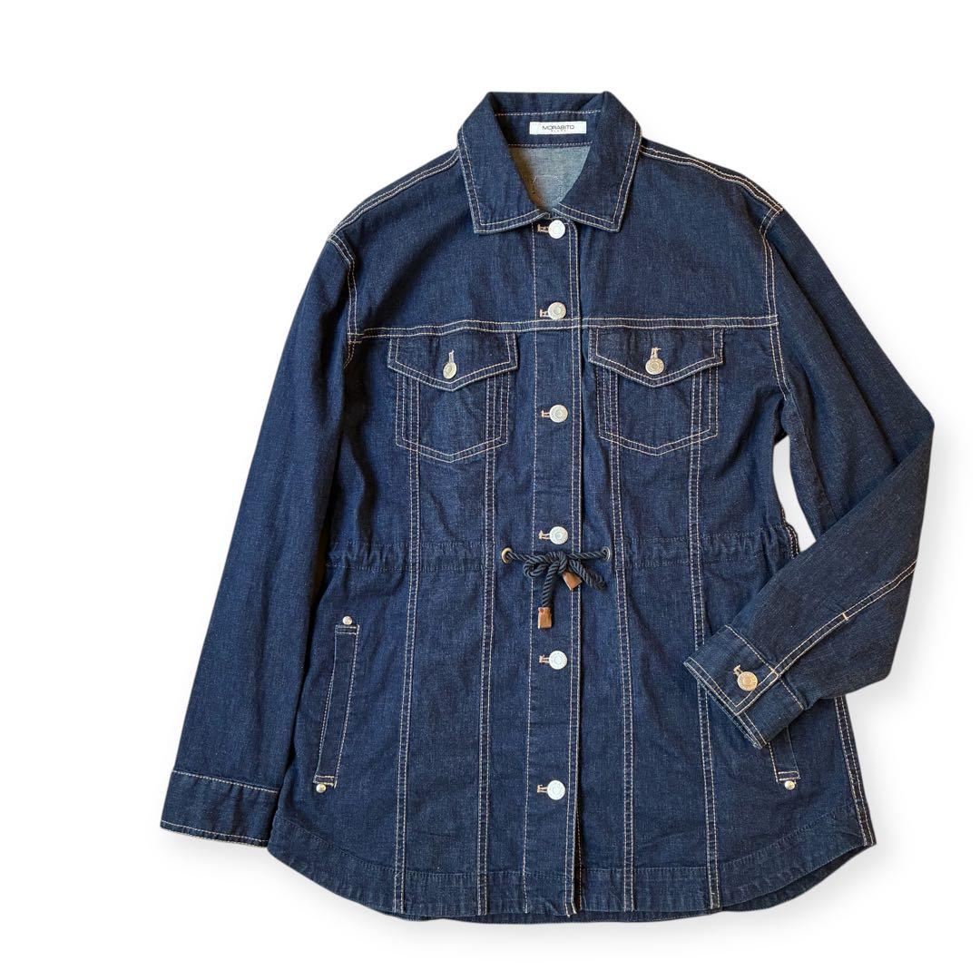 MORABITO BLANC モラビトブラン ストレッチデニムジャケット38