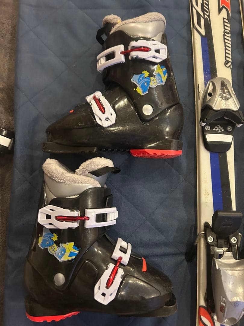 110 120 子供 スキーセット swallow ジュニアスキー