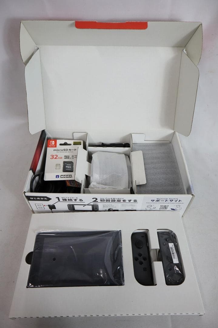 ◆NINTENDO SWITCH 任天堂スイッチ グレー ゲーム機 07238