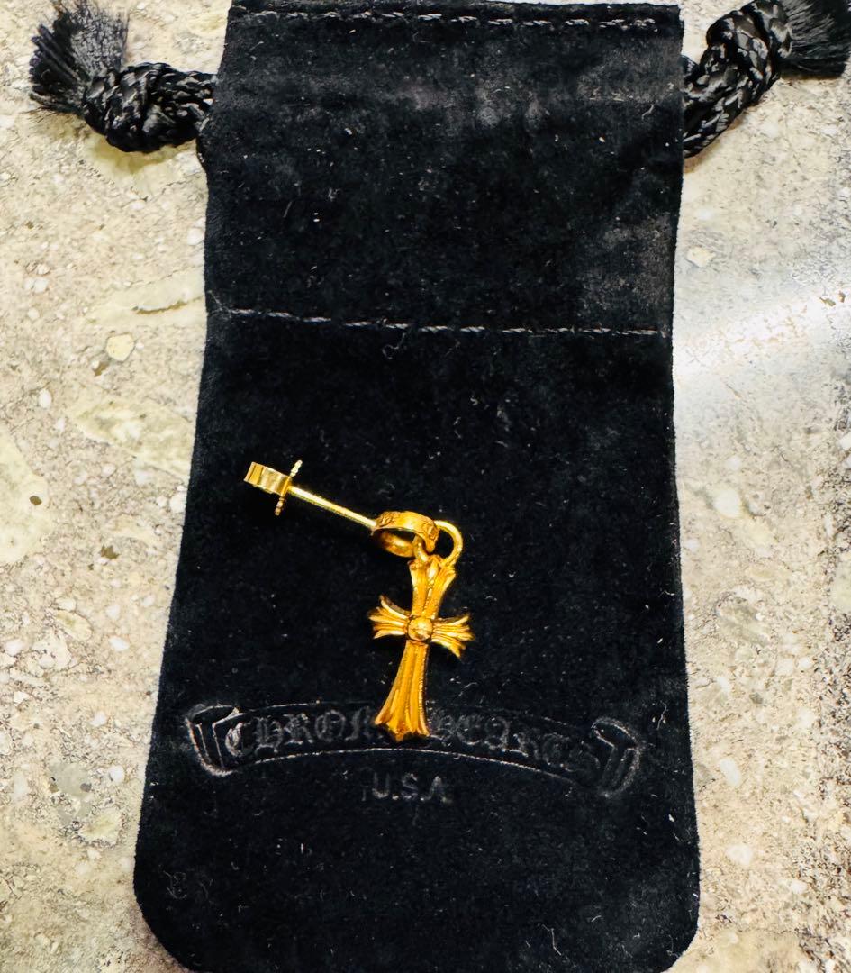 CHROME HEARTS CH CROSS - BABY FAT ピアス