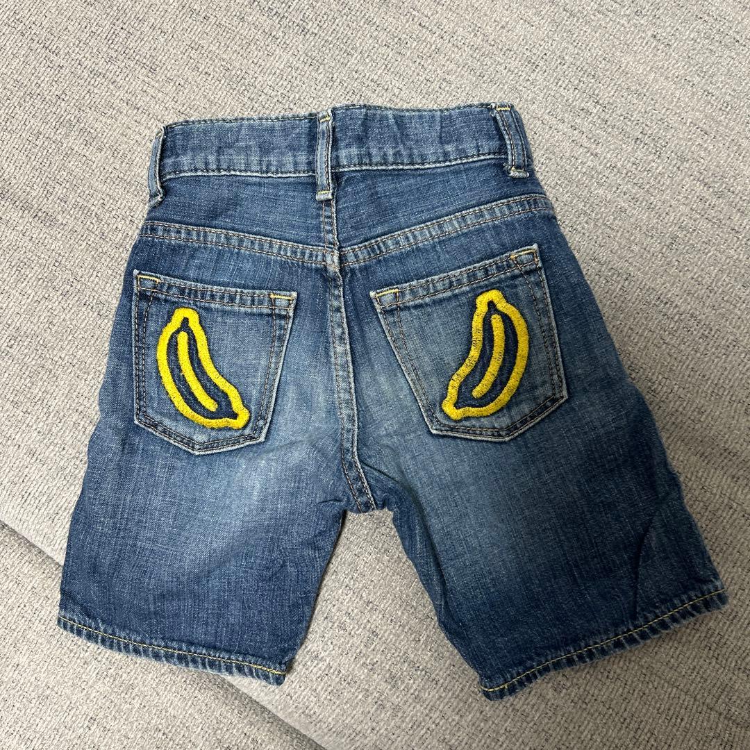 BAPEKIDS 迷彩柄ポロシャツとデニムショーツセット90cm正規品