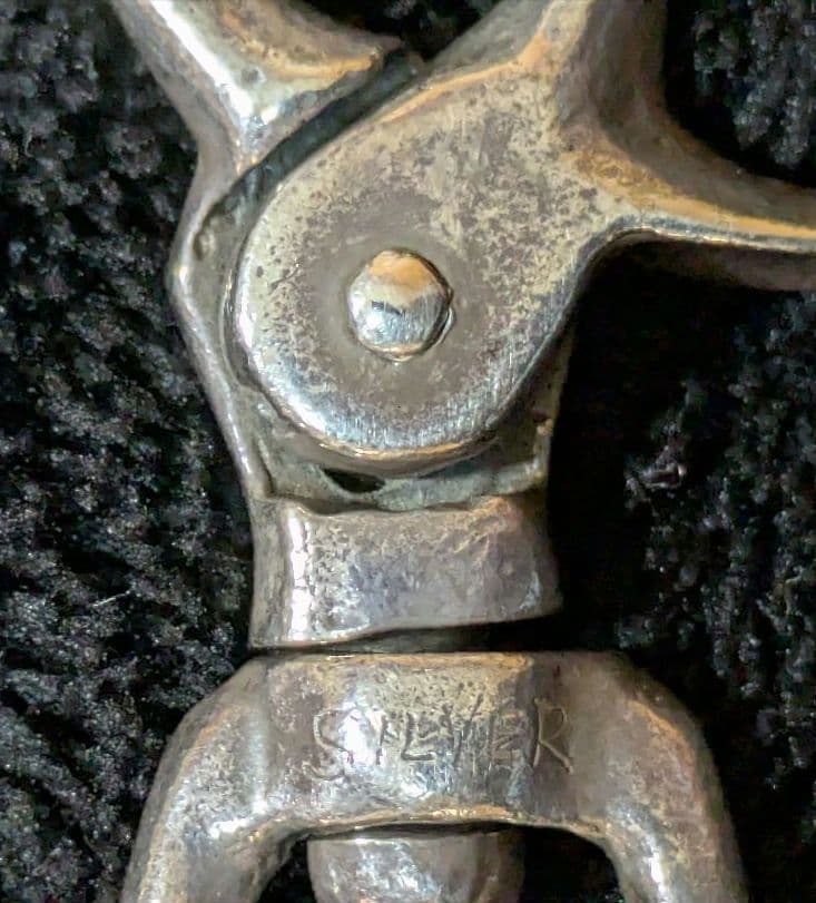 THIRTEEN DESIGNS スカルウォレットチェーン