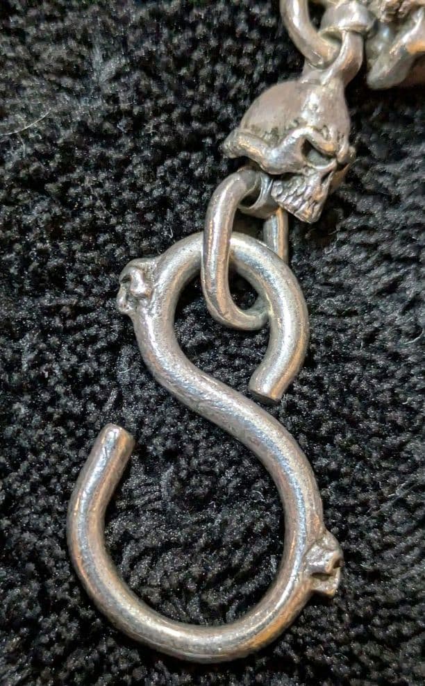 THIRTEEN DESIGNS スカルウォレットチェーン