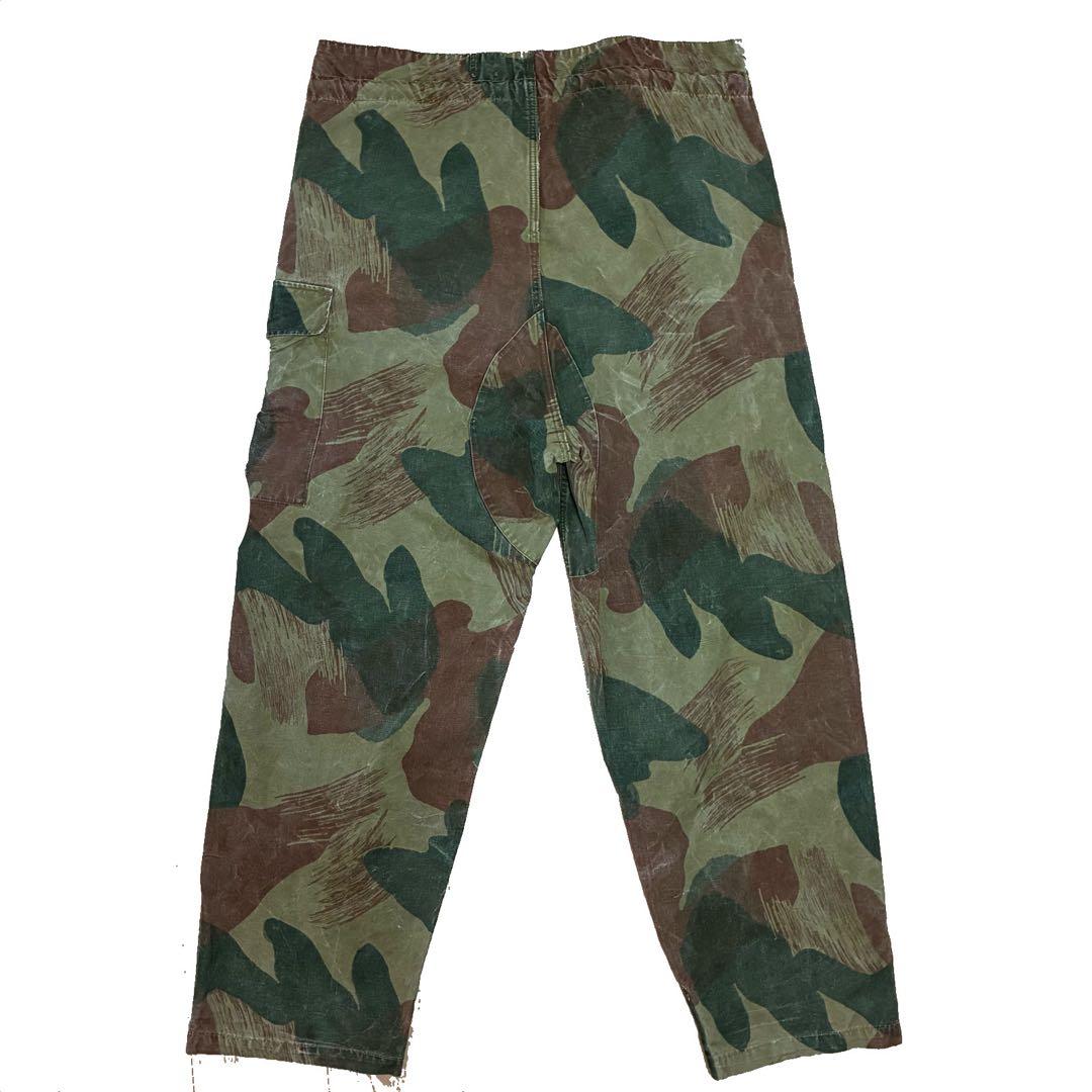 50sベルギー軍 ブラッシュストロークカモ オーバーパンツ後期
