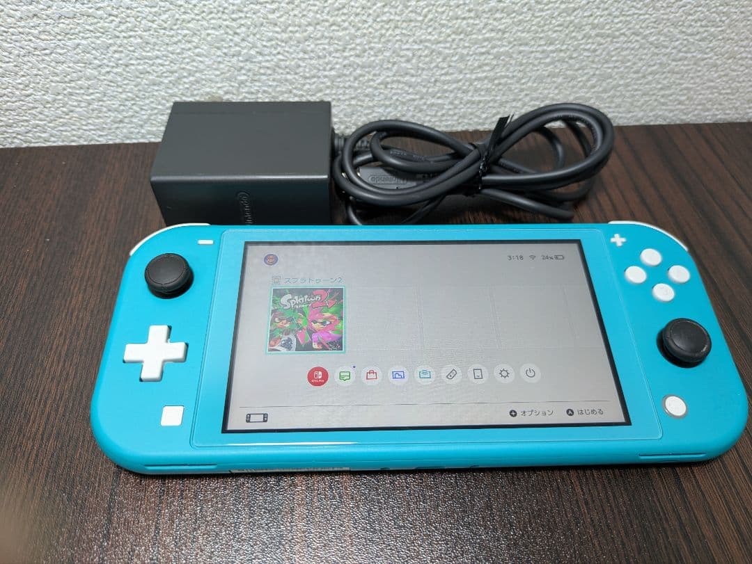 Nintendo Switch Lite ターコイズ 本体とACアダプター付き