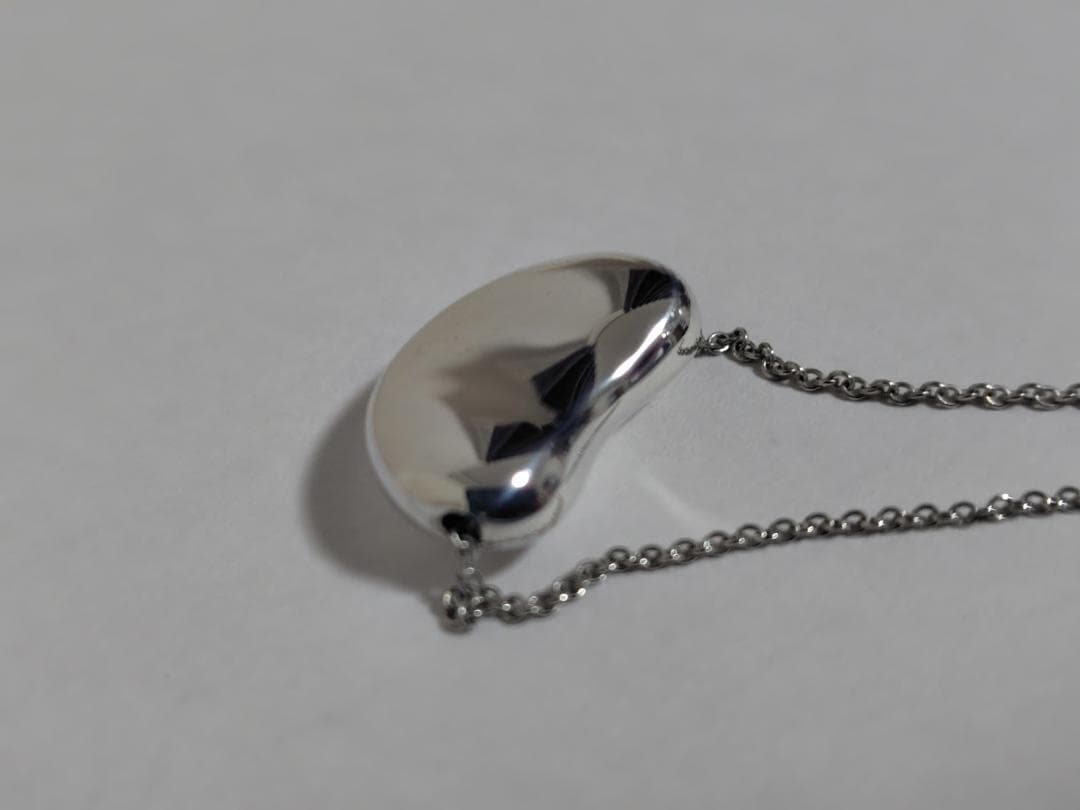 TIFFANY シルバー ビーン型 ティファニー ネックレス 美品