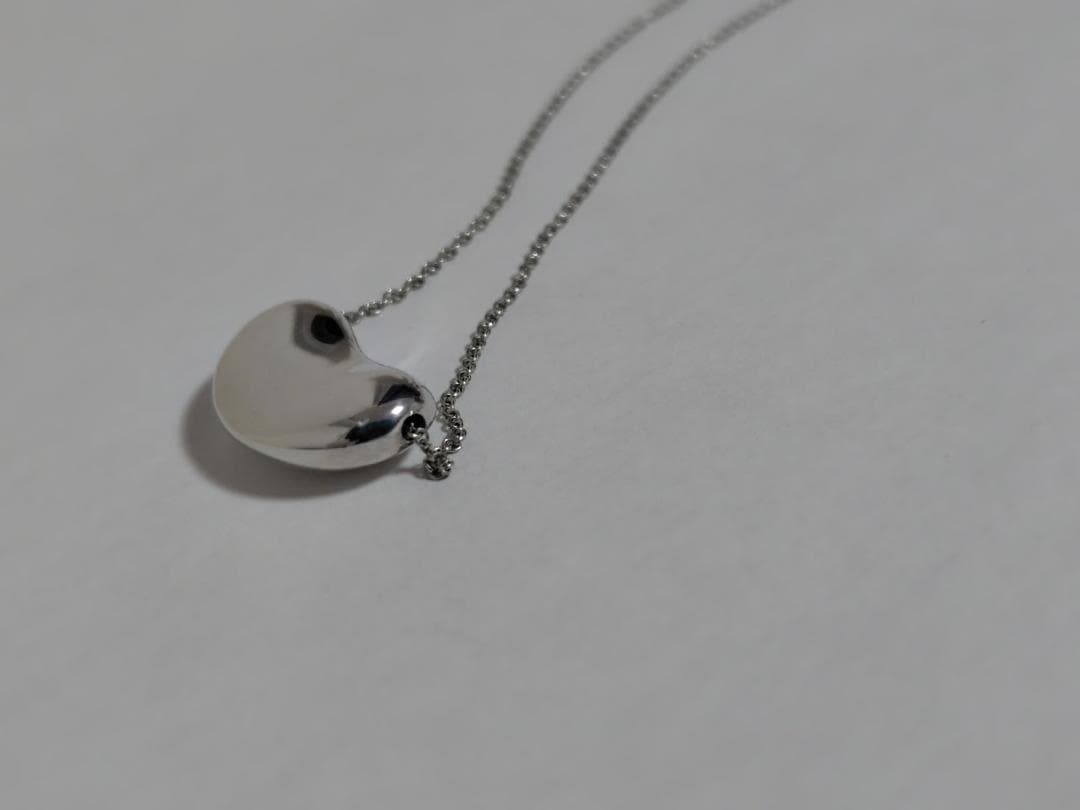 TIFFANY シルバー ビーン型 ティファニー ネックレス 美品