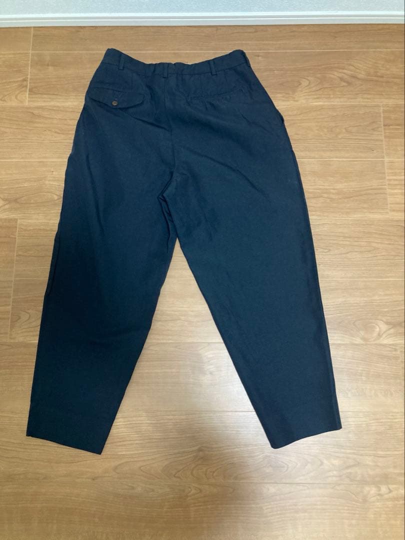 廃盤 コムデギャルソンオムプリュス ポリエステル 縮絨1タックS AD 2019