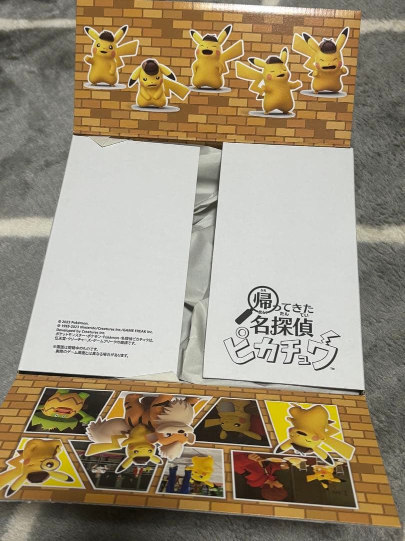 Switchソフト 帰ってきた名探偵ピカチュウ 未開封プロモカード フィギュア付
