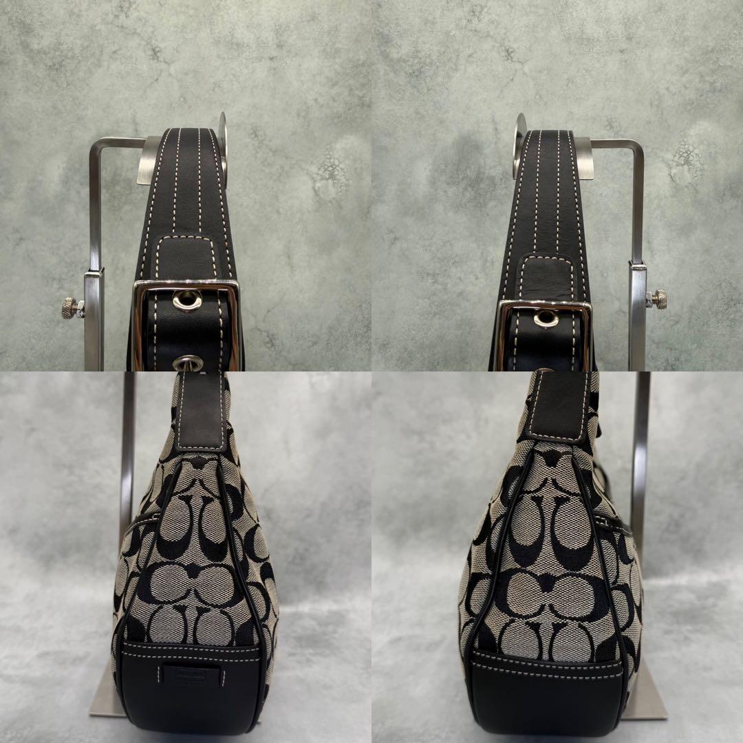 COACH コーチ ワンショルダーバッグ キャンバス ホーボー 肩掛け ソーホー