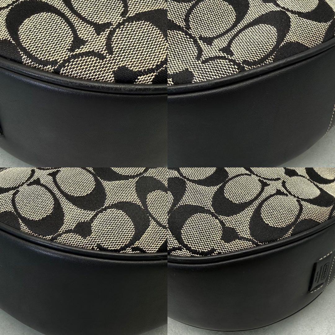 COACH コーチ ワンショルダーバッグ キャンバス ホーボー 肩掛け ソーホー