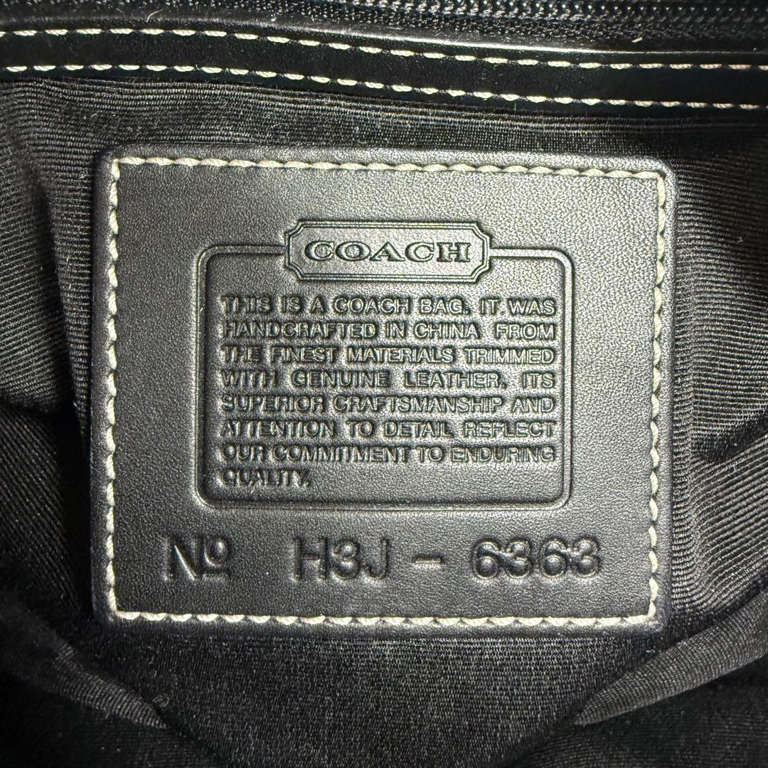 COACH コーチ ワンショルダーバッグ キャンバス ホーボー 肩掛け ソーホー