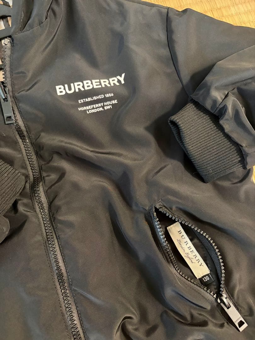 BURBERRY バーバリー　リバーシブルナイロンジャンパー　130