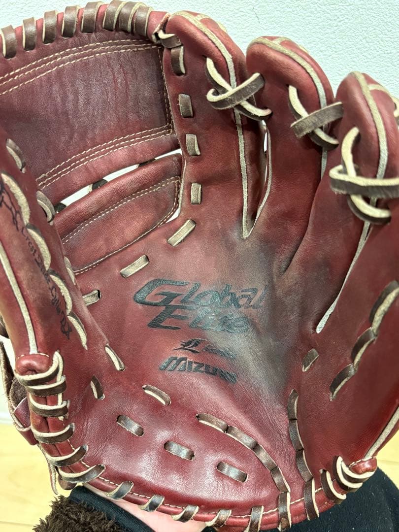T*A様 ミズノ グローバルエリート 一般軟式 グローブ グラブ 投手用