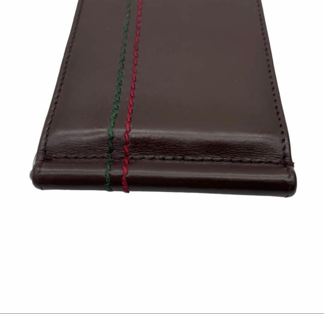 M*u様 GUCCI ダークブラウン マネークリップ