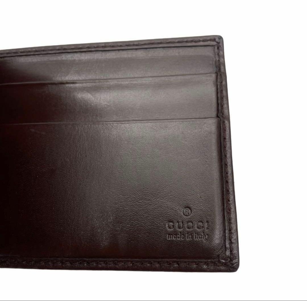 M*u様 GUCCI ダークブラウン マネークリップ