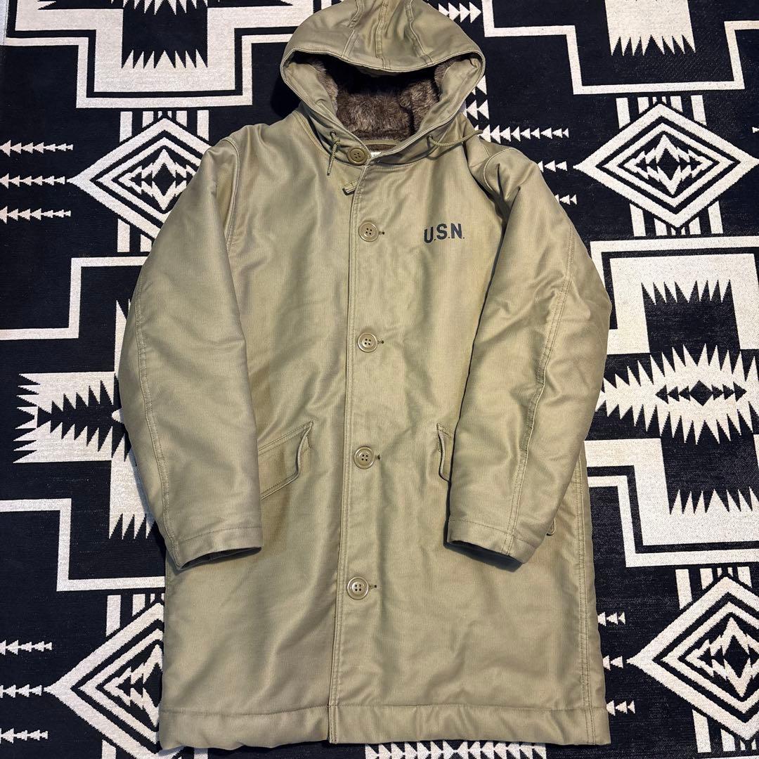 HOUSTON ヒューストン　N-1 デッキコート　裏ボア