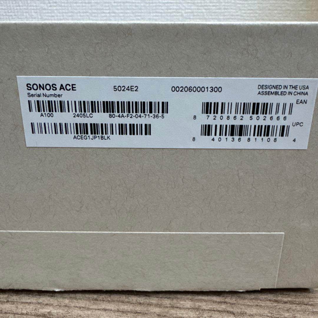 SONOS ワイヤレスヘッドホン ブラック