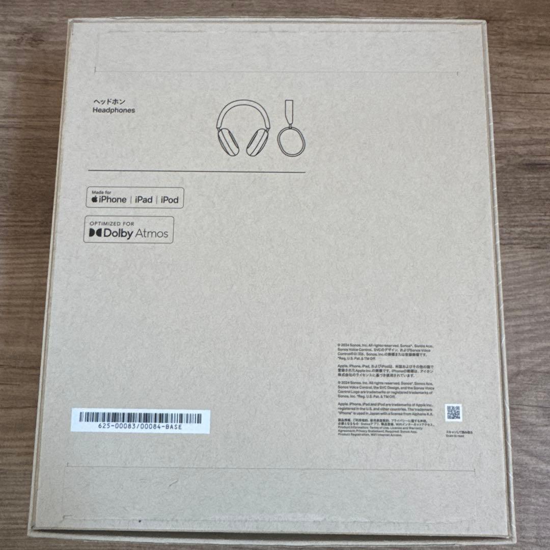 SONOS ワイヤレスヘッドホン ブラック