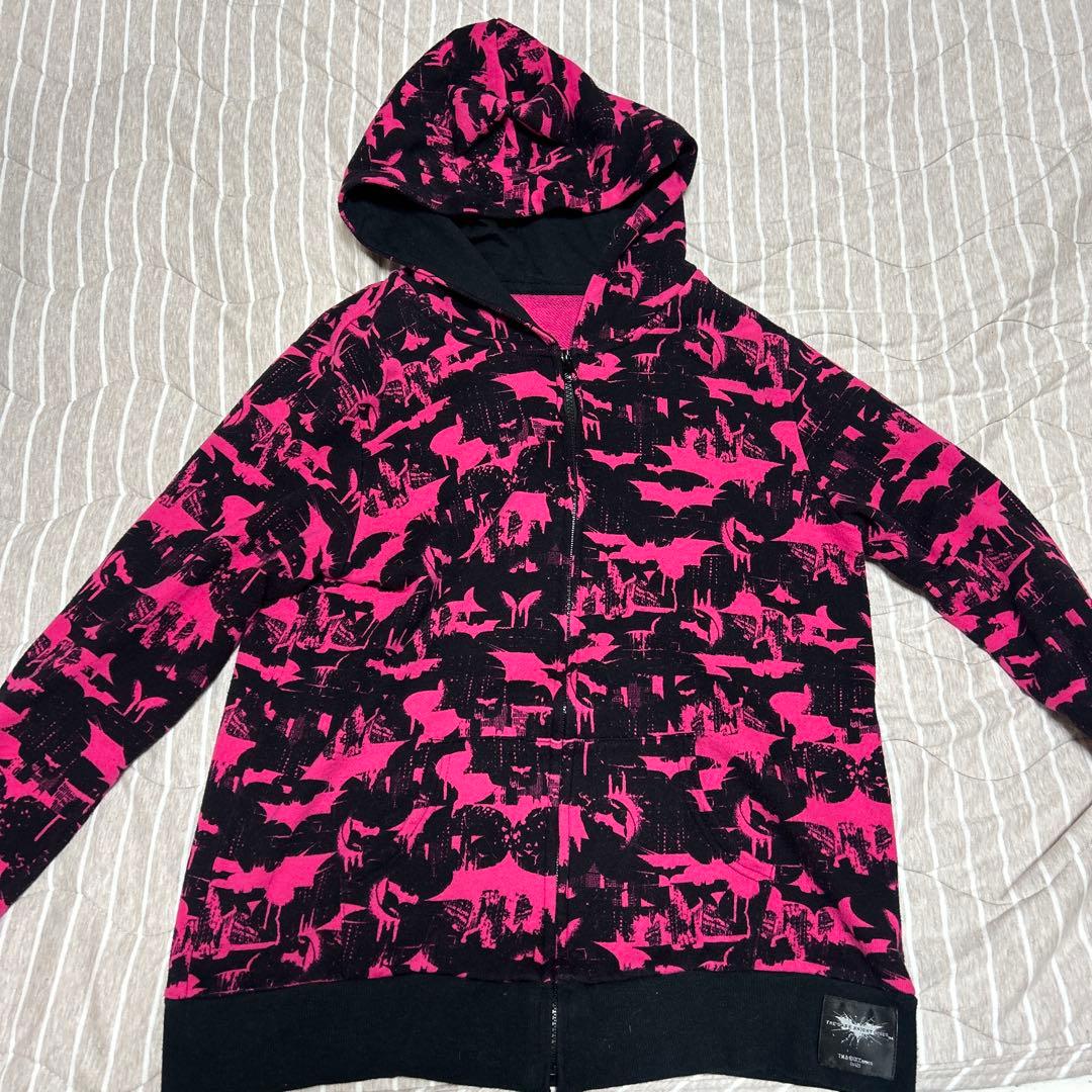 y2k pop グランジ 平成 ギャル ツノ付き ジップパーカー archive