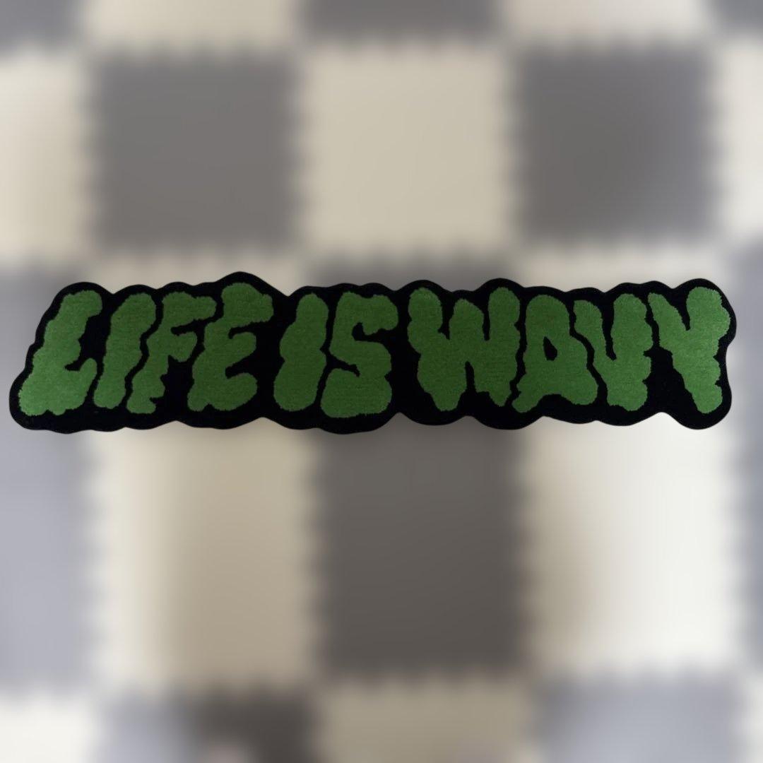 ネ*ル様 LIFE IS WAVY ラグマット