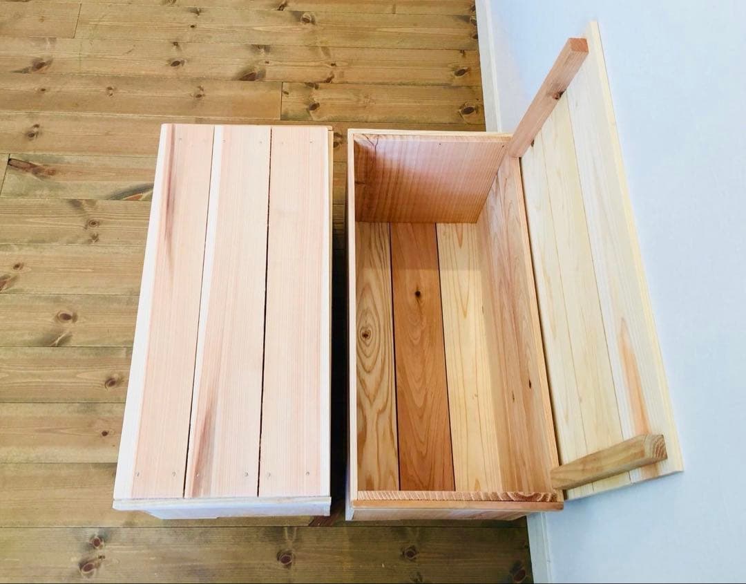 新品 蓋付 りんご箱 10箱 // 木箱 収納 運搬 ケース コンテナ 什器 台