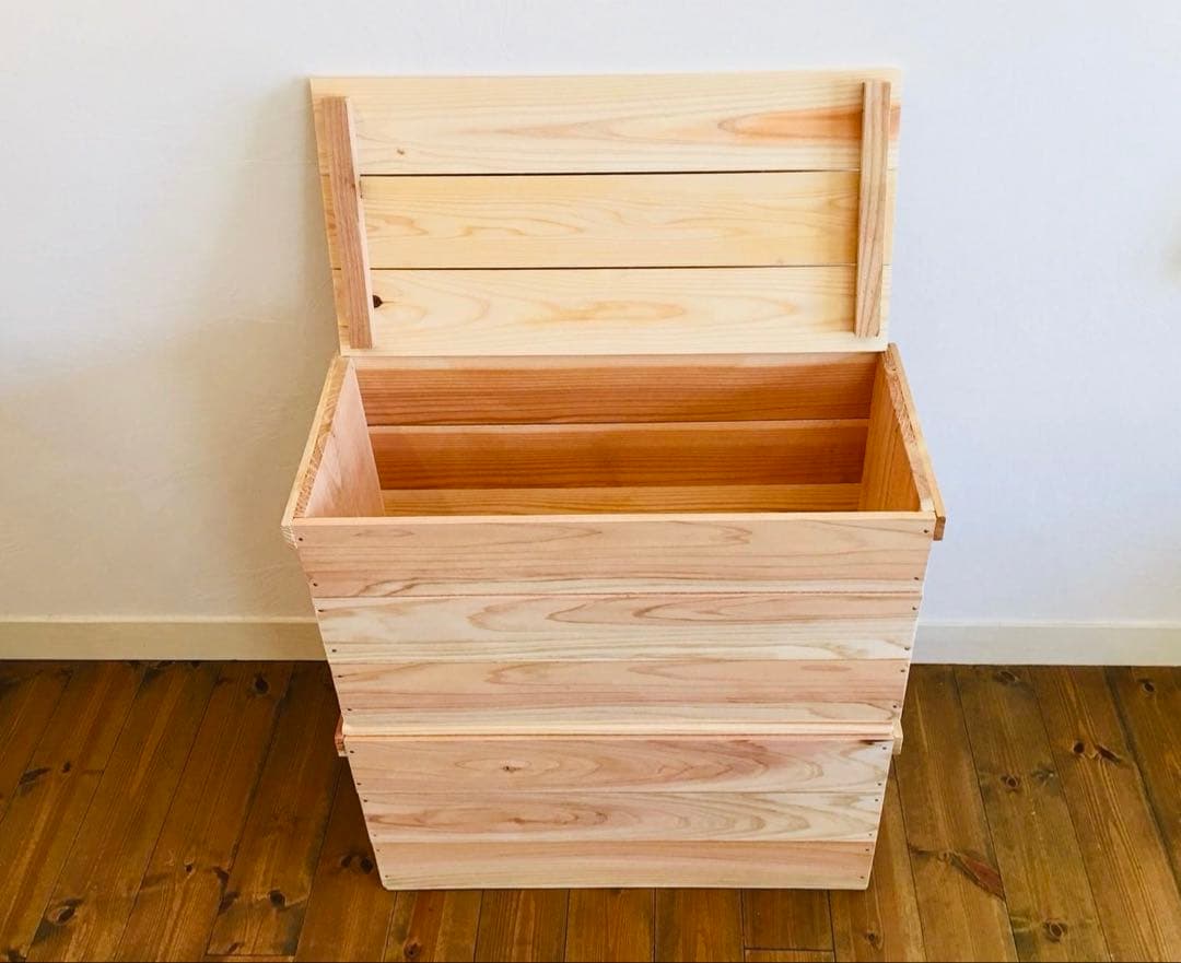 新品 蓋付 りんご箱 10箱 // 木箱 収納 運搬 ケース コンテナ 什器 台