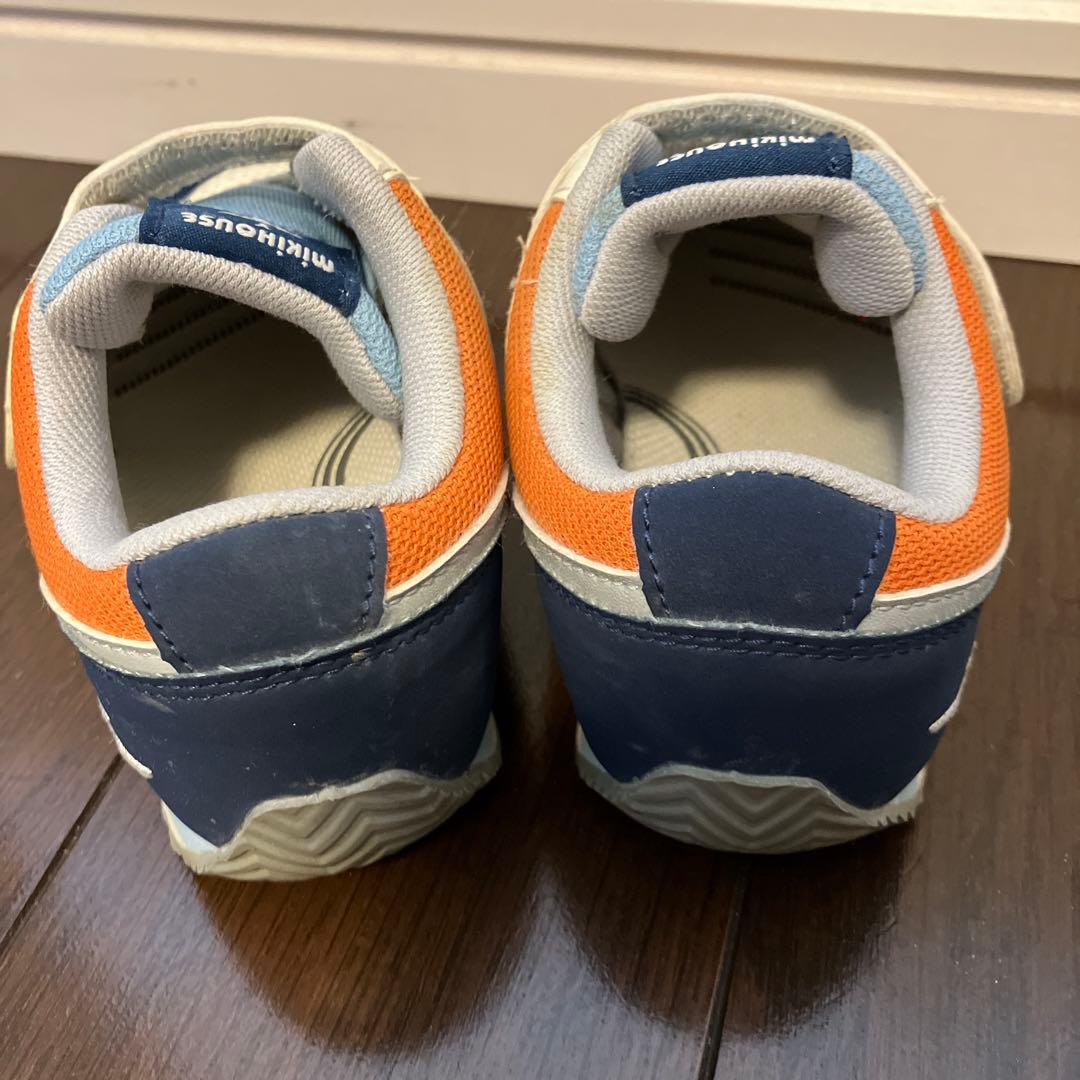 ミキハウス double.B ミズノコラボキッズシューズ2足セット