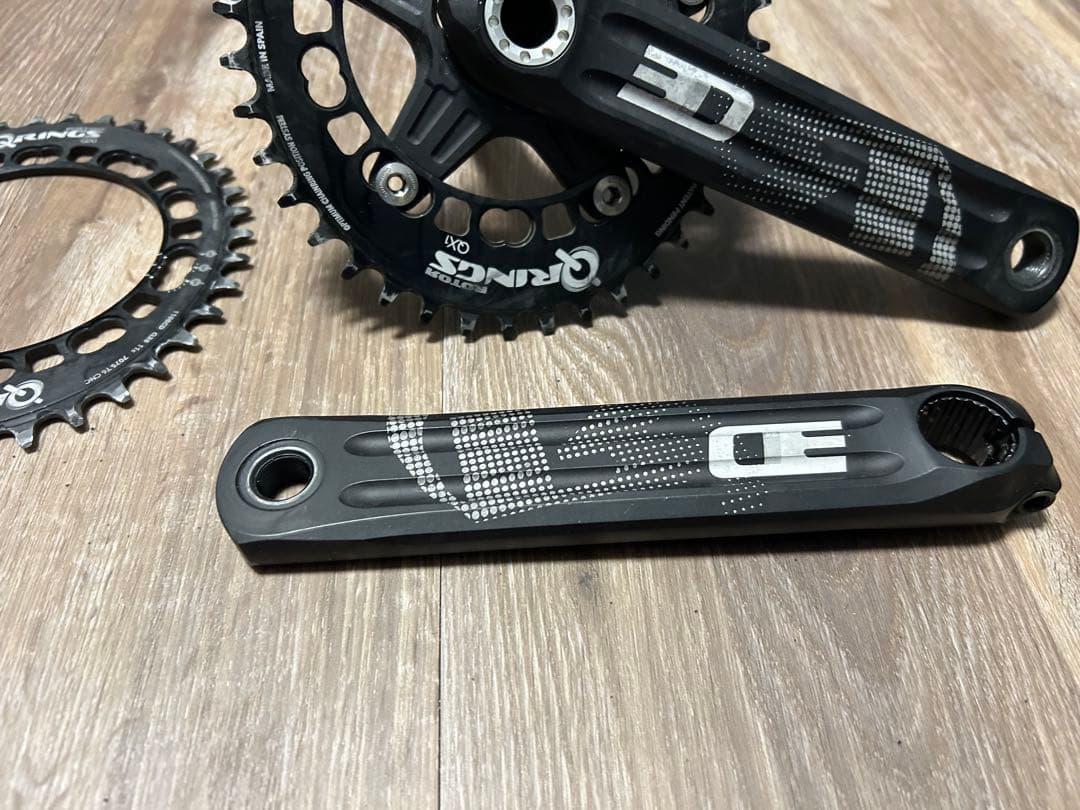 ROTOR Q Rings 3D クランク チェーンリング 楕円 40t&38t