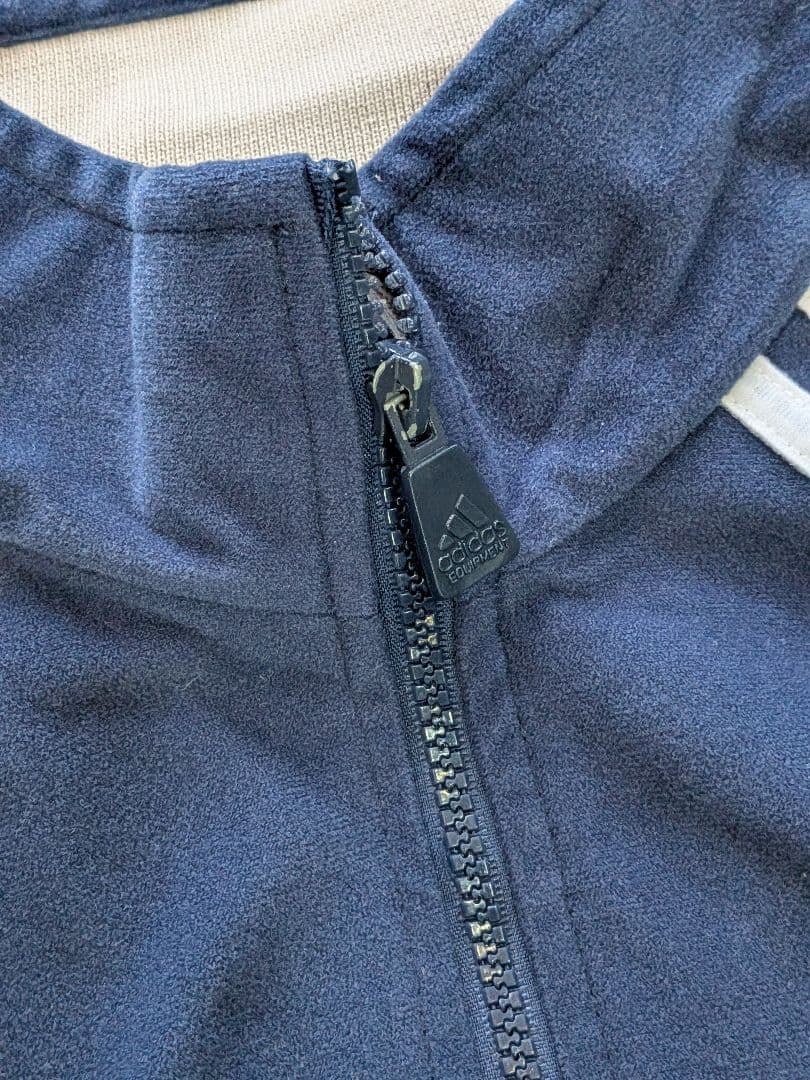 90s adidas レアル・マドリード ベロア調 ジャージ ジャケット XL