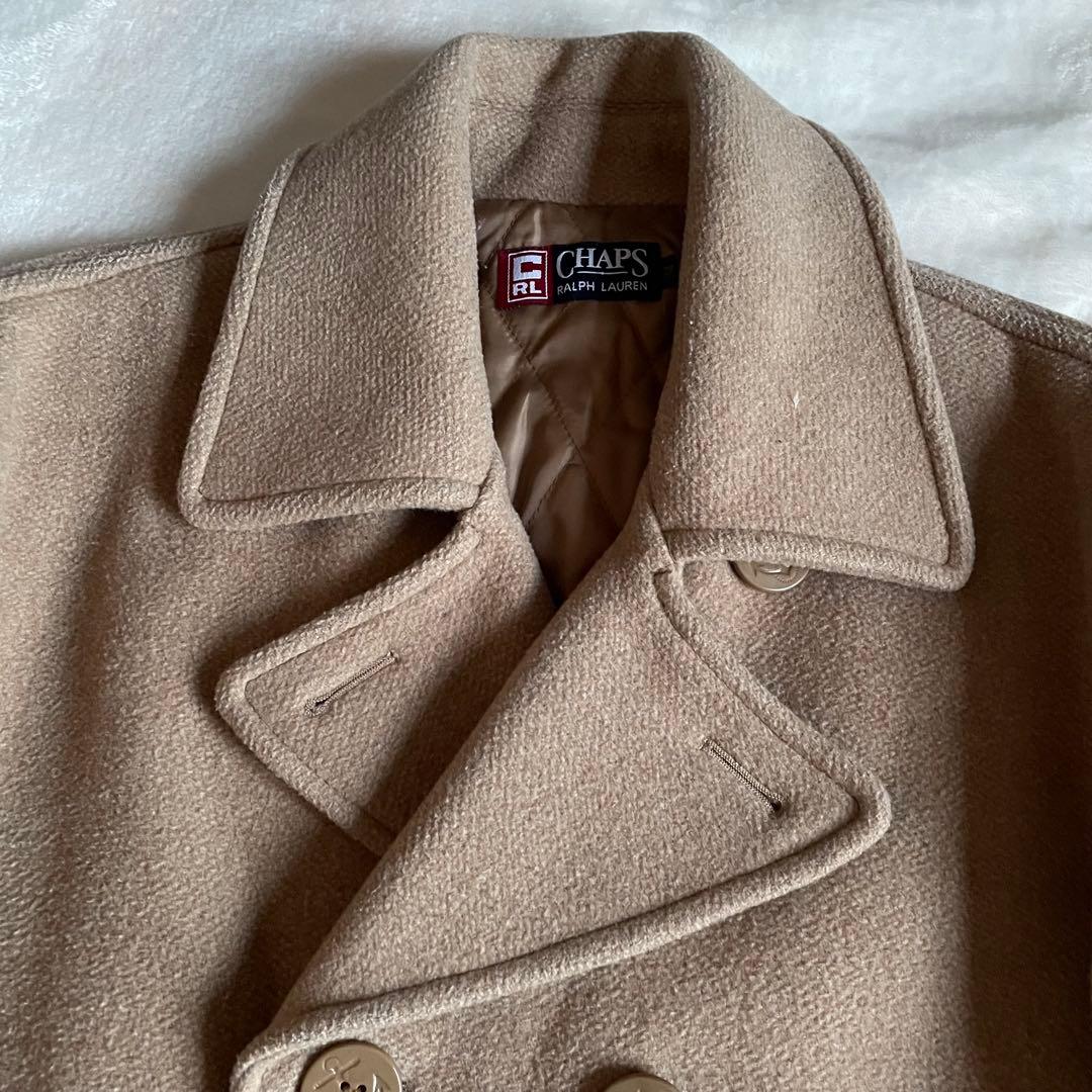 CHAPS RALPH LAUREN ピーコート ウール ベージュ