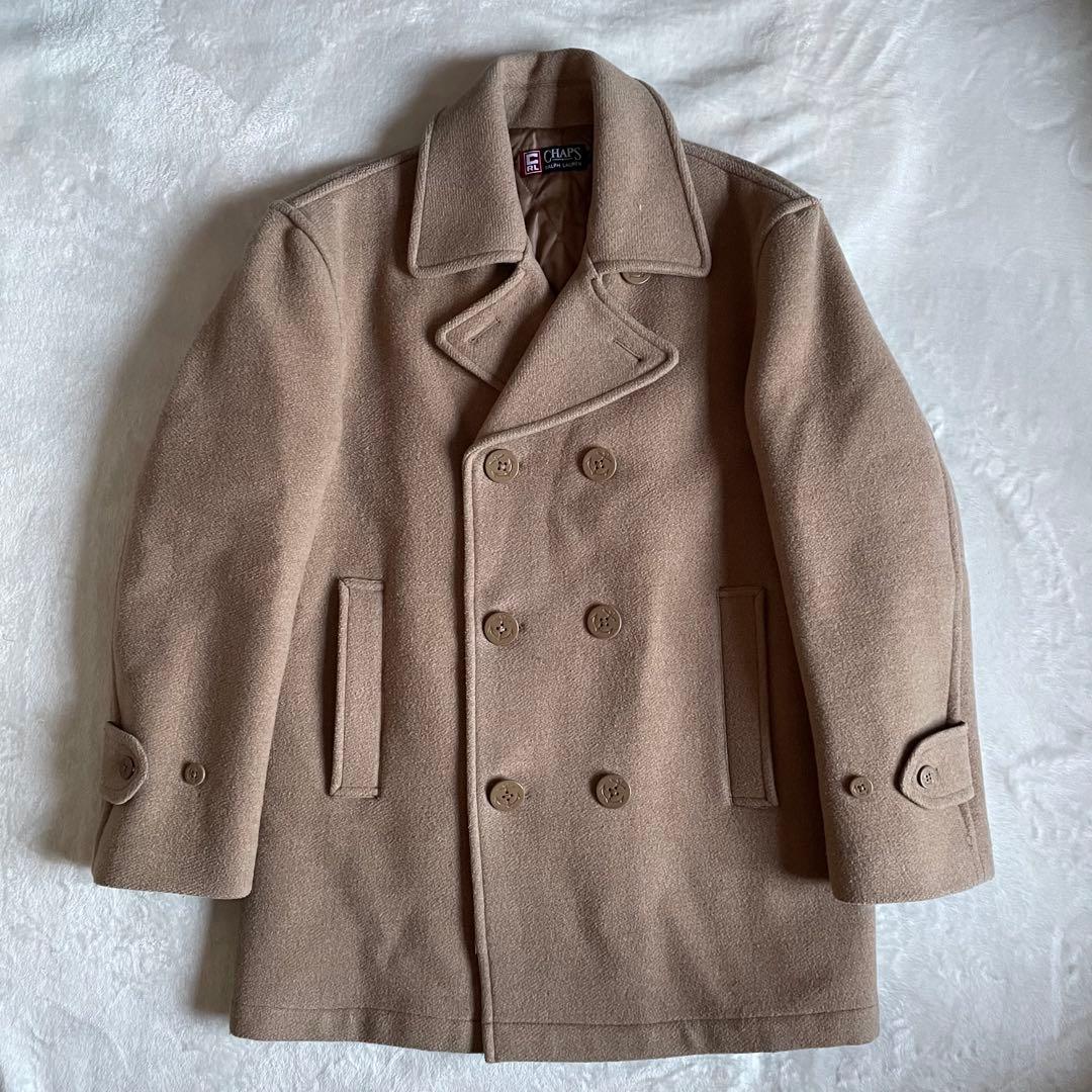CHAPS RALPH LAUREN ピーコート ウール ベージュ