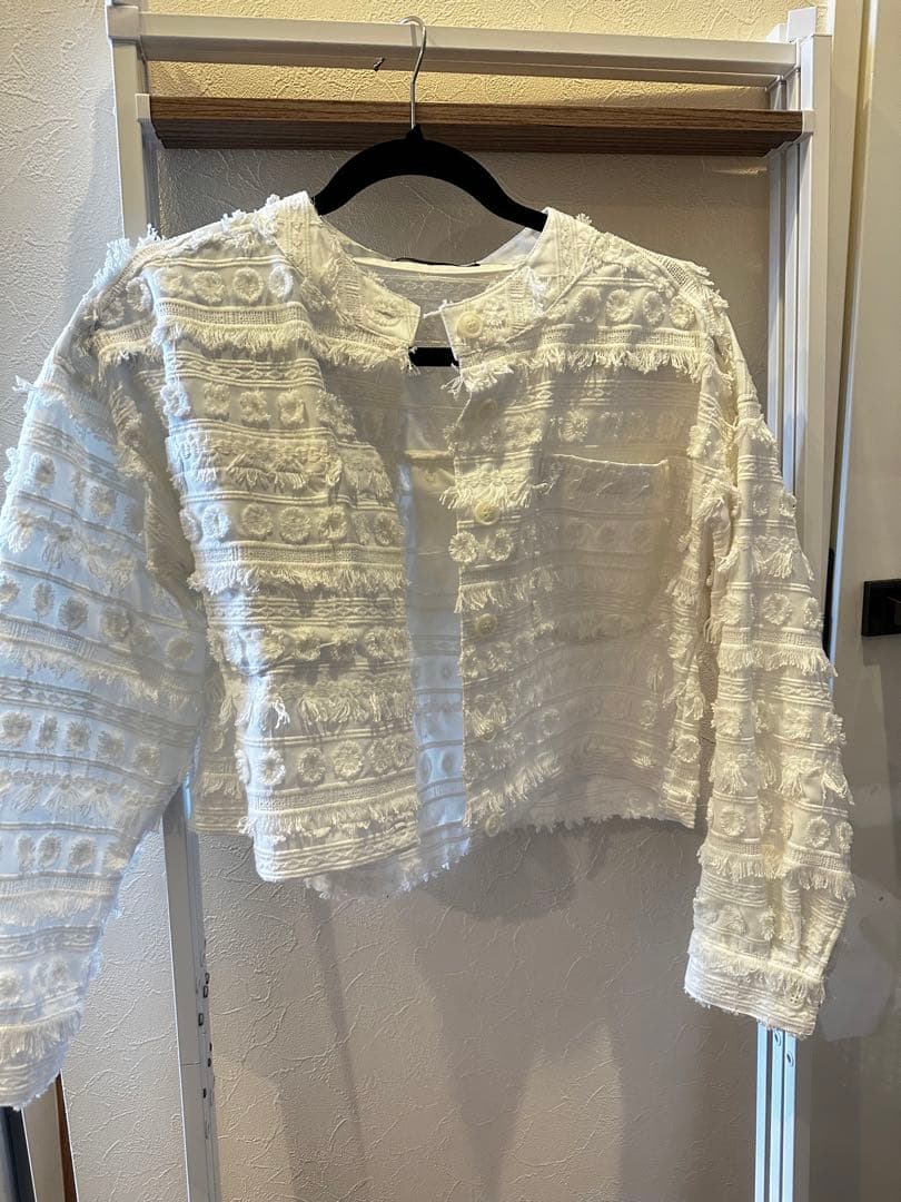 tsuru by mariko oikawa ノーカラージャケット