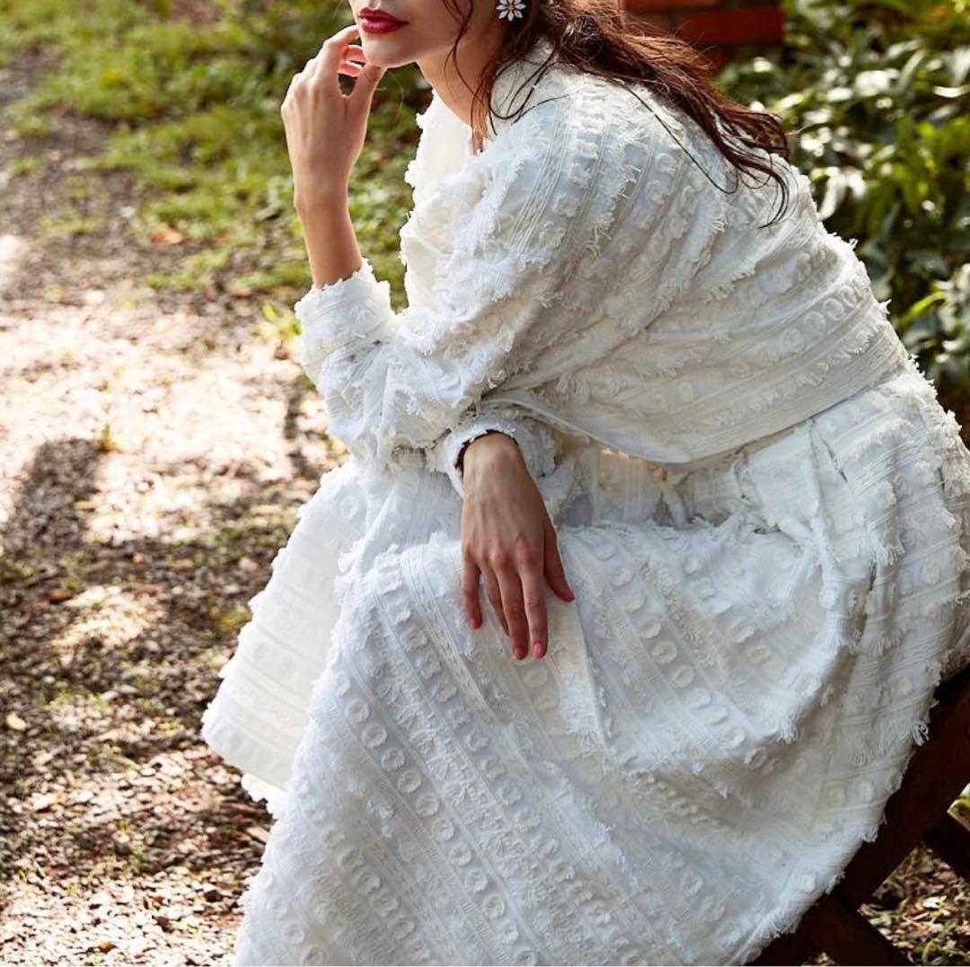 tsuru by mariko oikawa ノーカラージャケット