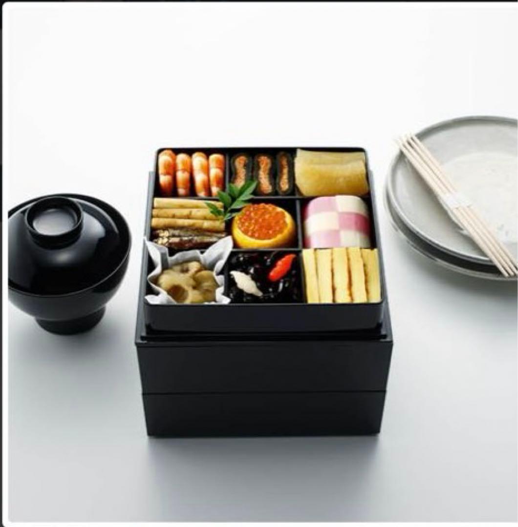 新品★ DEAN & DELUCA 三段重 大 ブラック