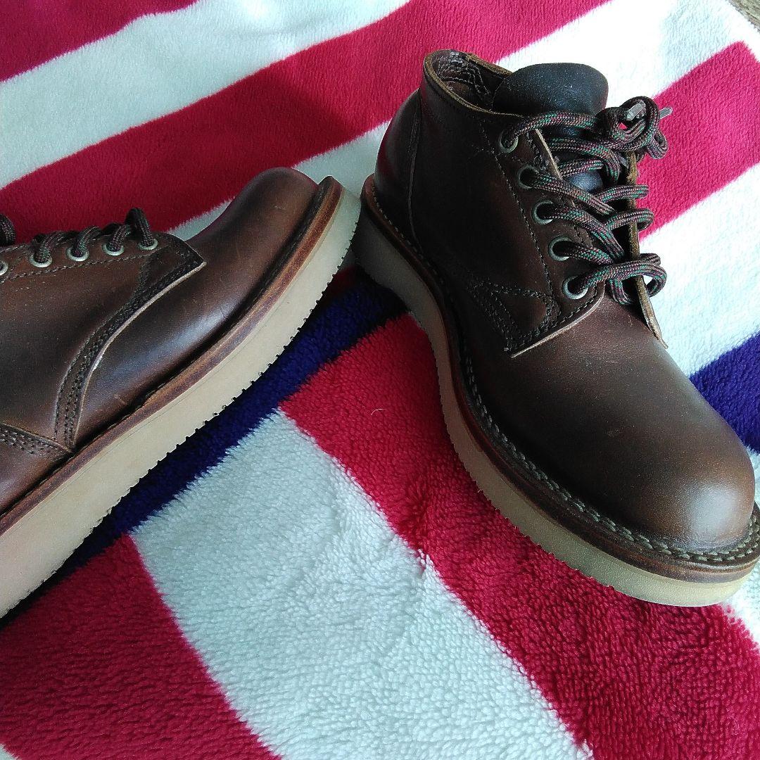 状態抜群です!【viberg 】オックスフォード　7 1/2　EE　 アイスモカ