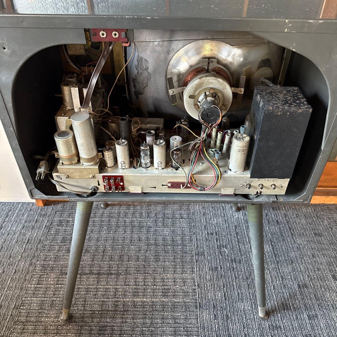 真空管　白黒テレビ　昭和レトロ アンティーク