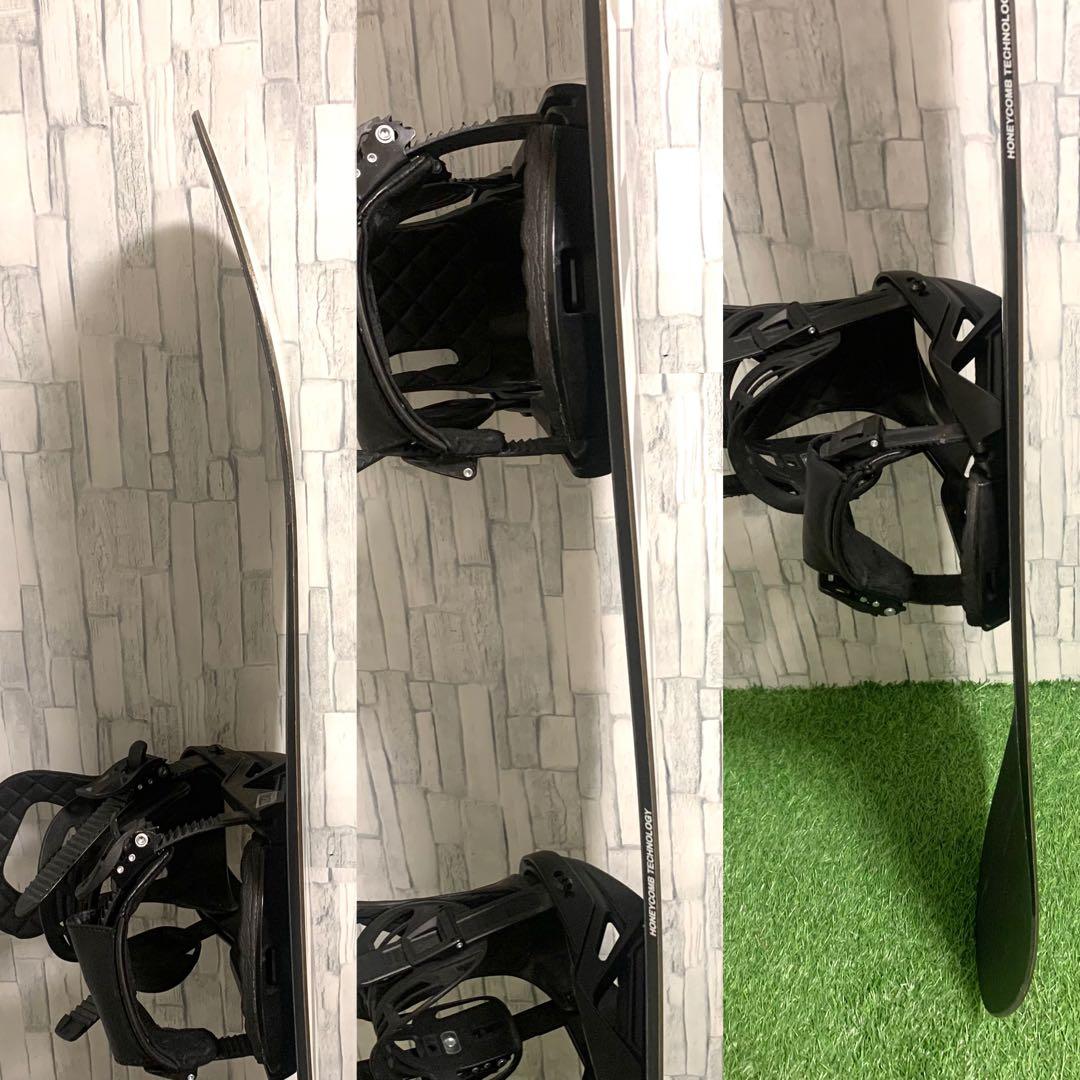 良品 FNTC TNTR 147cm板 グラトリ STEPCHILDビンディング