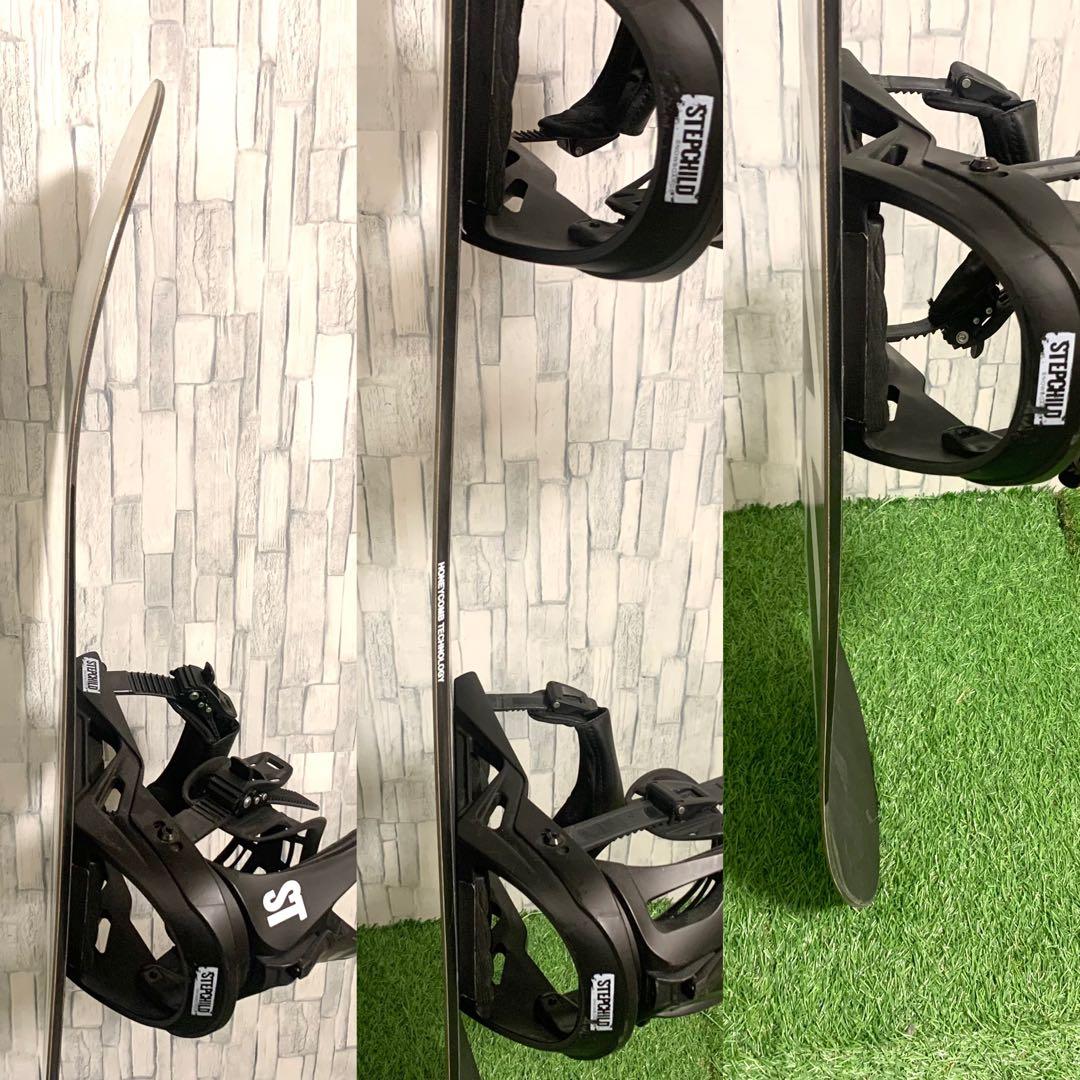 良品 FNTC TNTR 147cm板 グラトリ STEPCHILDビンディング