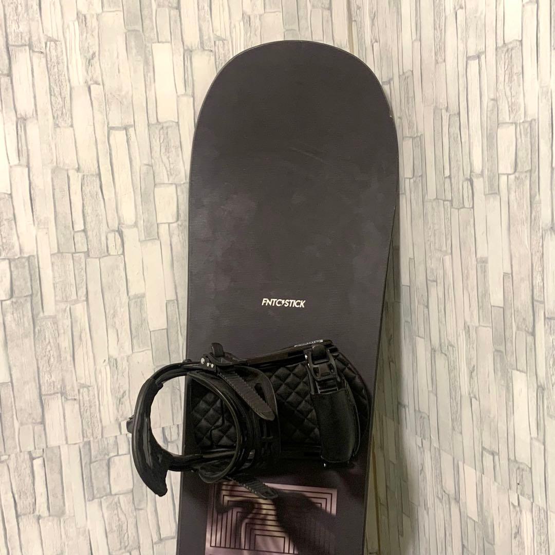 良品 FNTC TNTR 147cm板 グラトリ STEPCHILDビンディング