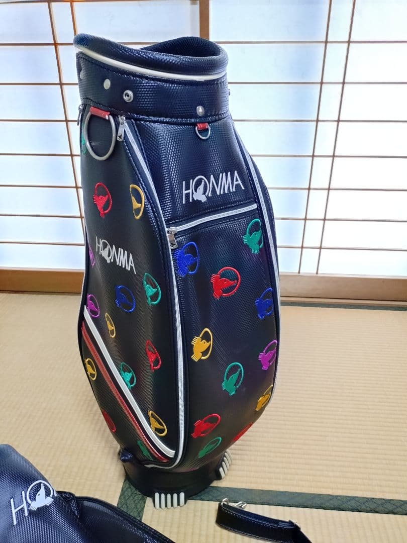HONMA　本間ゴルフ　ホンマゴルフ　キャディバッグ　キャディバック　モグラ柄