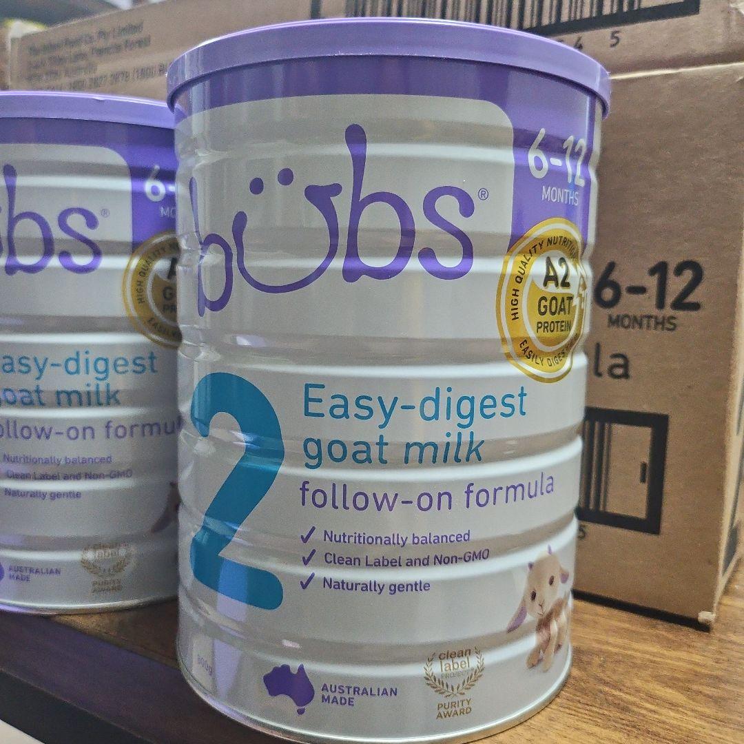 ミルク bubs Easy-digest goat milk 900g 2
