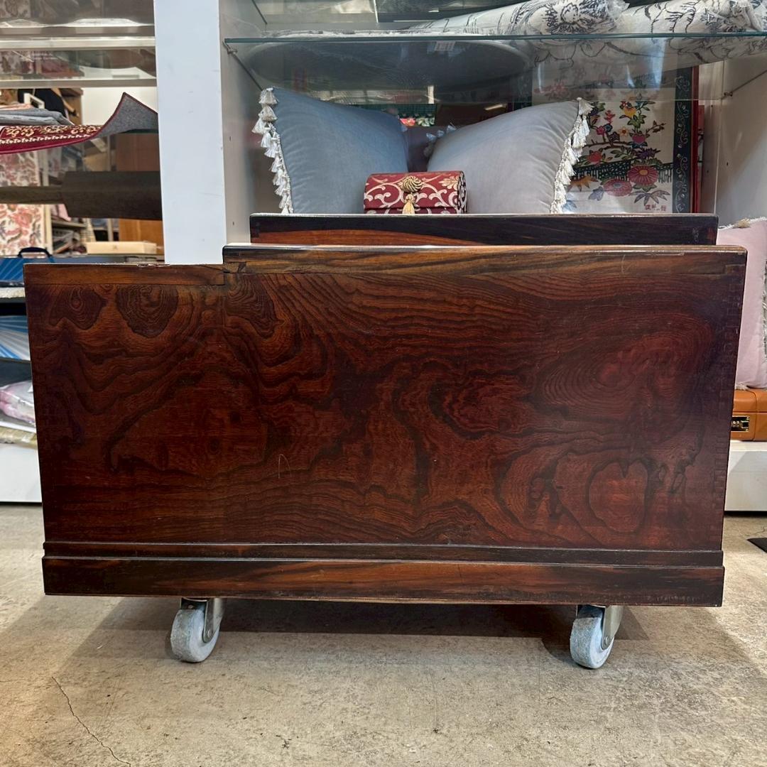 8Φ 江戸長火鉢 関東火鉢 囲炉裏 五徳 小民具 古道具 幅76㎝ 昭和レトロ