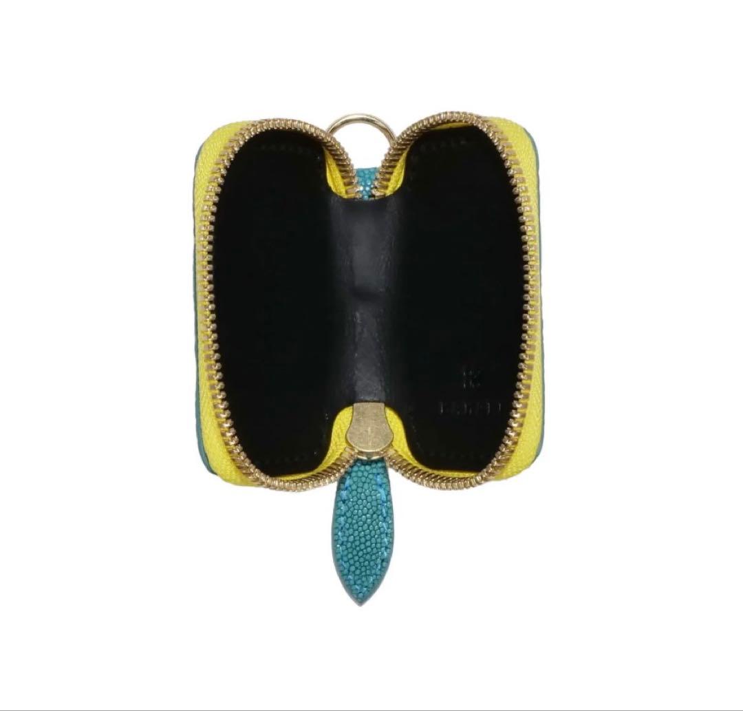 BAHARI ガルーシャ スマートキーケース ポリッシュ ターコイズブルー