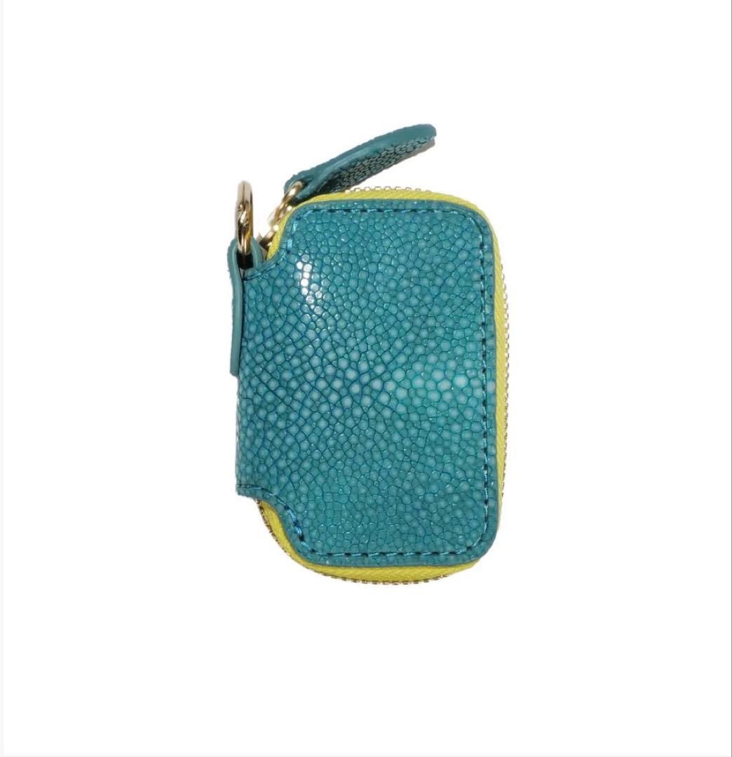 BAHARI ガルーシャ スマートキーケース ポリッシュ ターコイズブルー