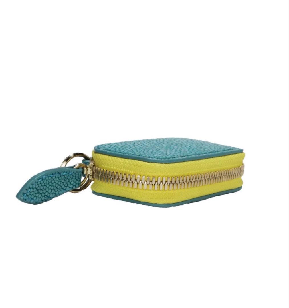 BAHARI ガルーシャ スマートキーケース ポリッシュ ターコイズブルー