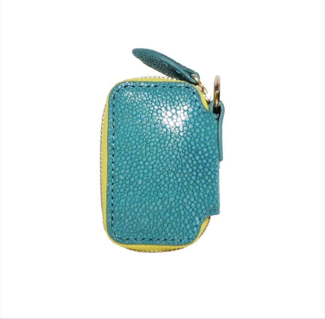 BAHARI ガルーシャ スマートキーケース ポリッシュ ターコイズブルー