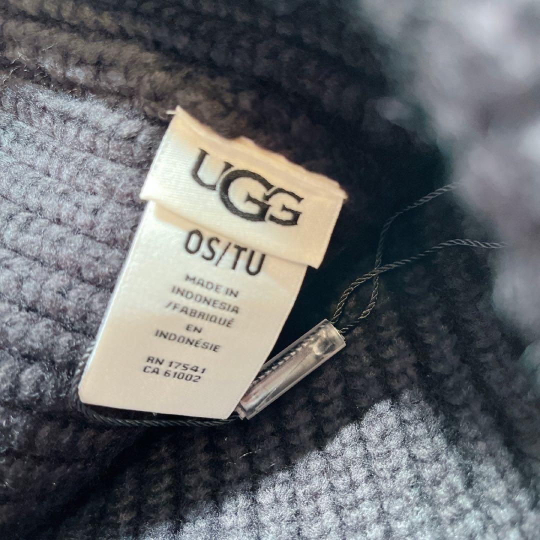 新品未使用 UGG ニット帽 BLACK ブラック