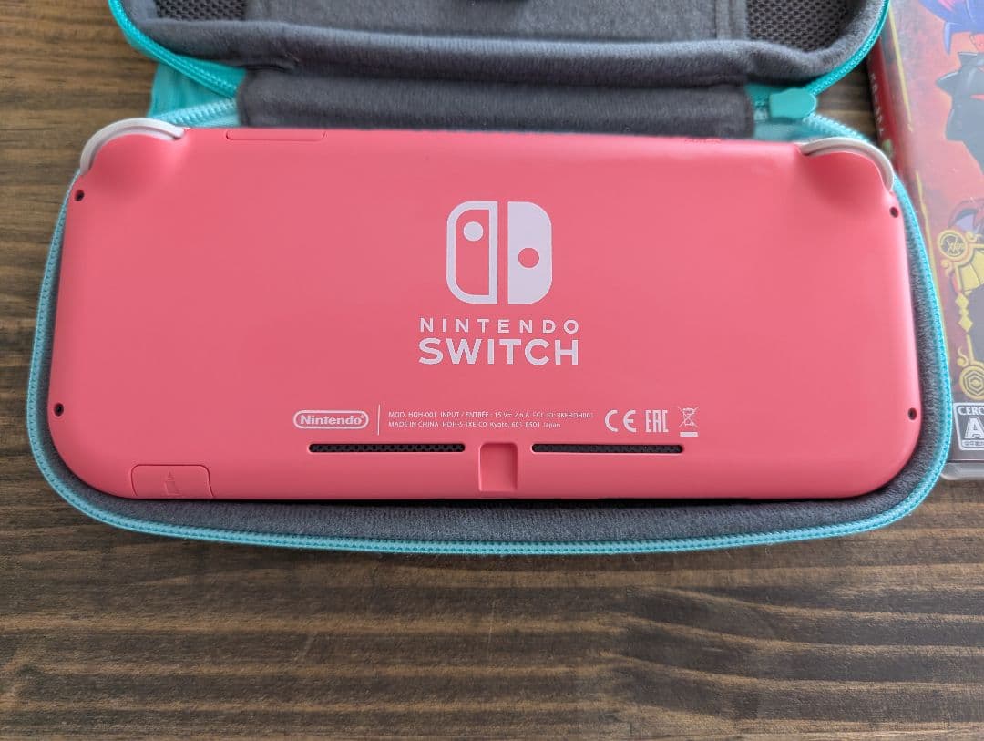 Nintendo Switch Lite ピンク ケース スカーレット