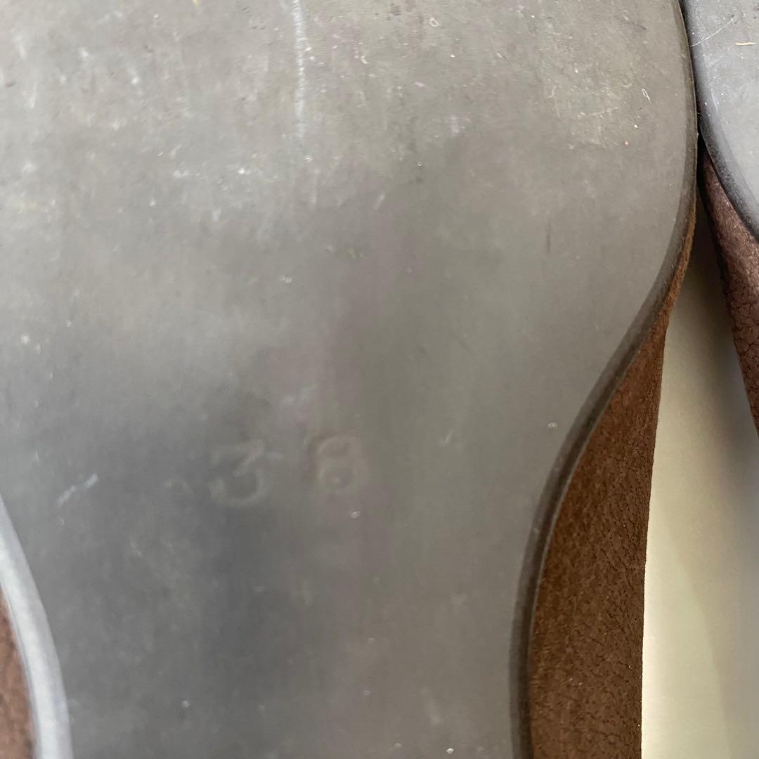 VIEILLE ヴィエイユ　サンクブラウン　フラットシューズ　38バレエシューズ